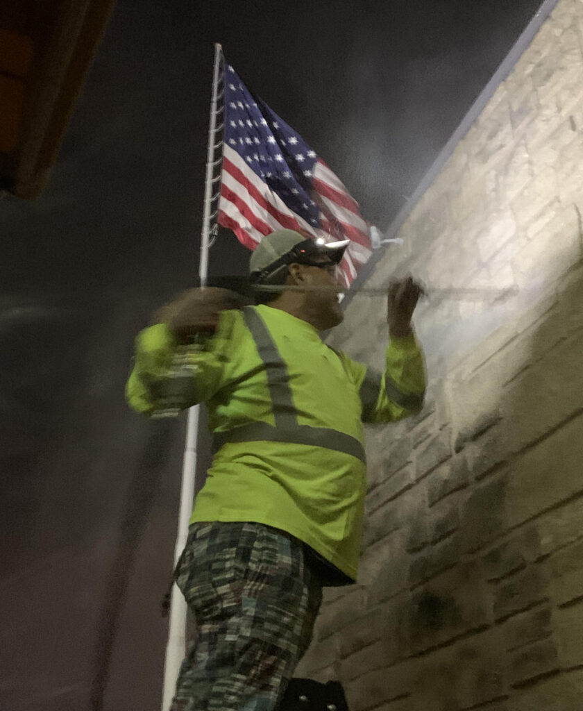 parking lot striping